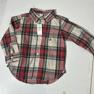 NWT Gap Kids Plaid Shirt